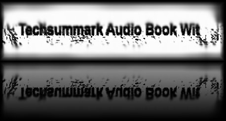 A bottom of page image that reads Techsummark Audio Book Wit