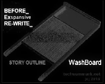 A top heading image for WashBoard story outline page 1 of 1